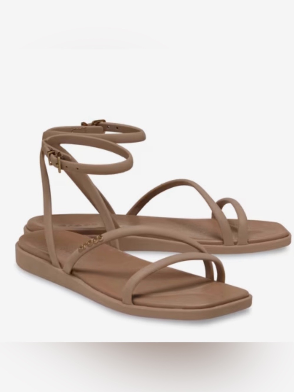 Miami ankle strap crocs NWT